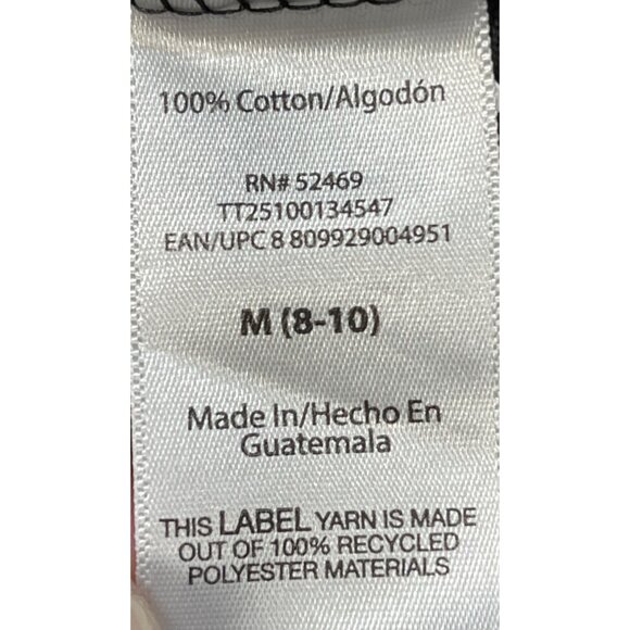 Time and Tru Womens Size M Tie-Dye Sleeveless Tank Top Black & White 100% Cotton - Picture 8 of 10